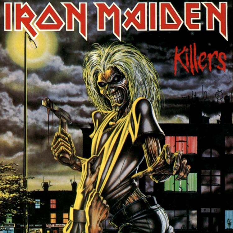 ♪ アイアン・メイデン/頭脳改革 初回ポスター付帯付LP IRON MAIDEN